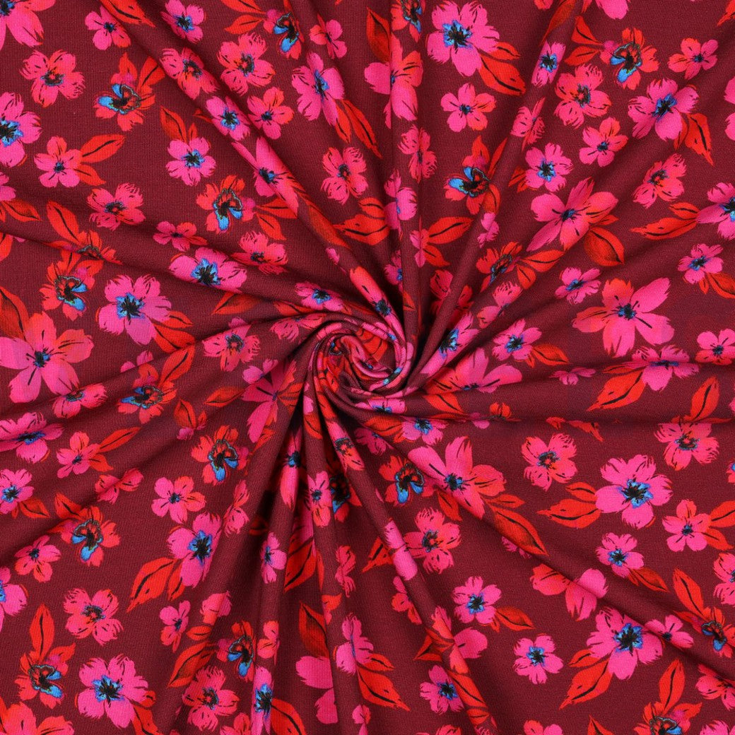 Jersey digital flowers