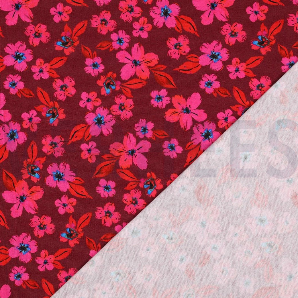Jersey digital flowers