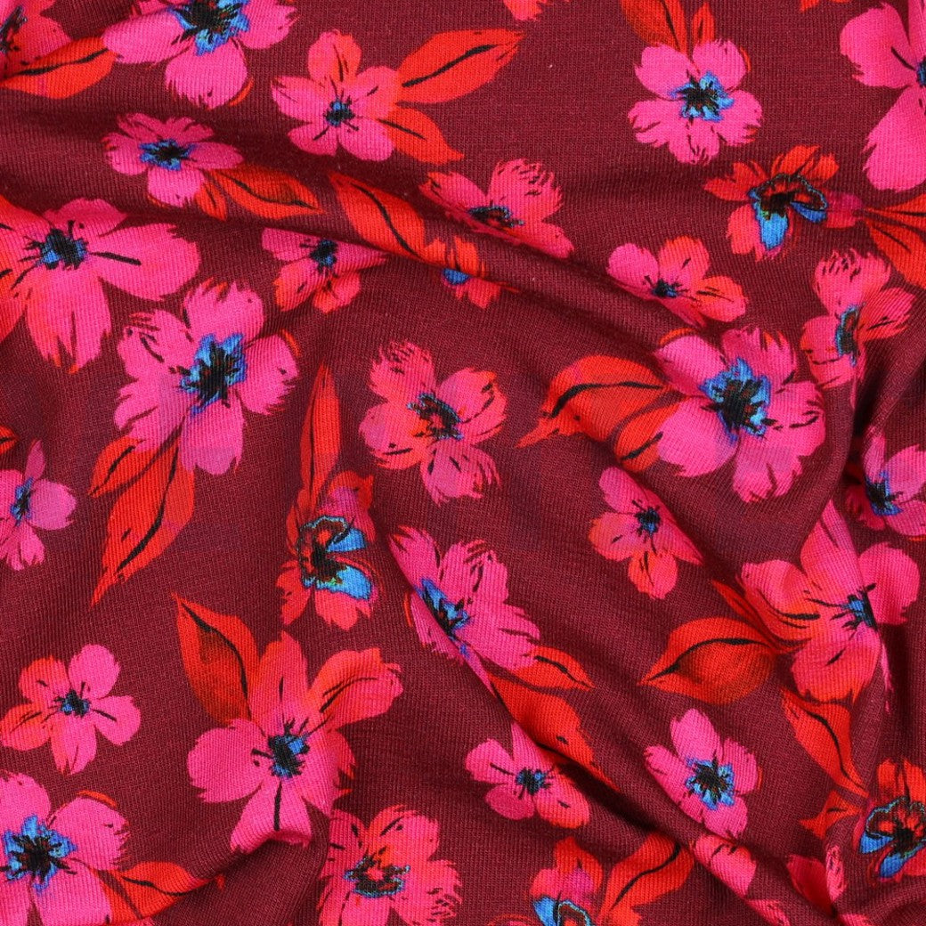 Jersey digital flowers