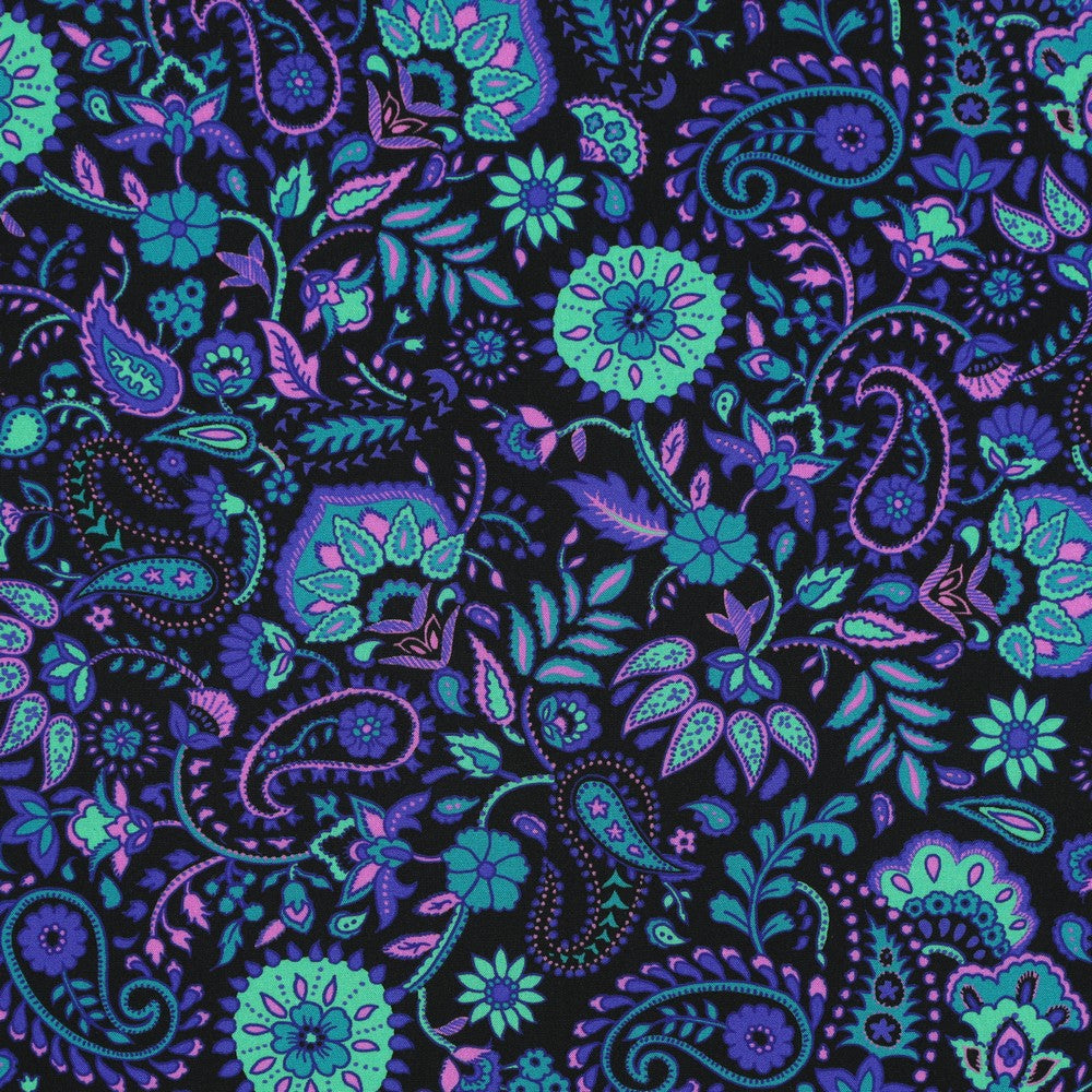 Lenzing ecovered digital paisley