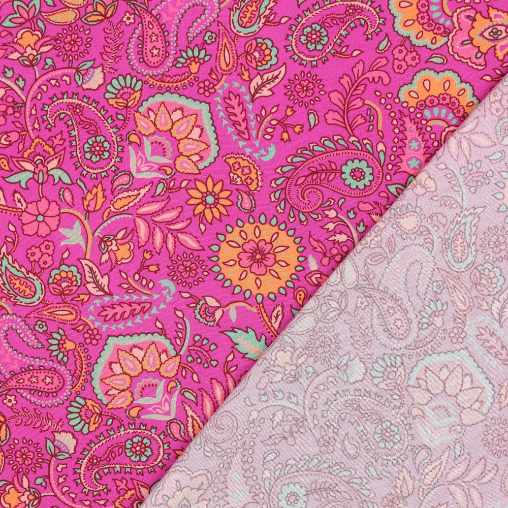 Lenzing ECOVERO digital paisley