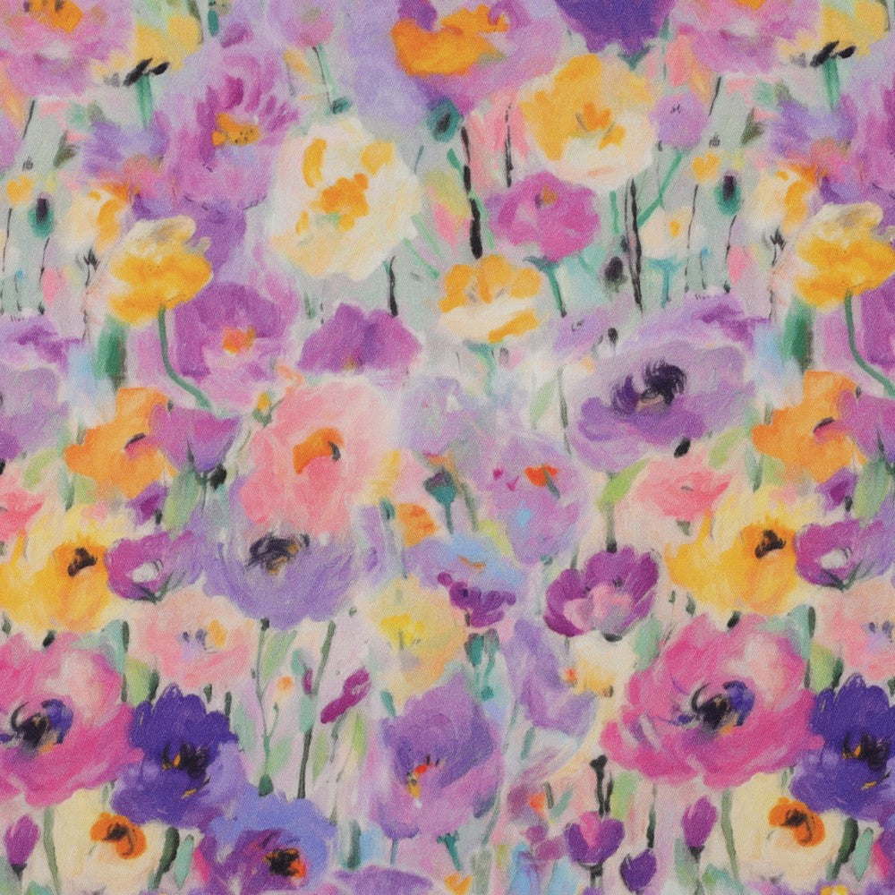 Viscose Satin Digital Abstract (Coupon 1.5m)