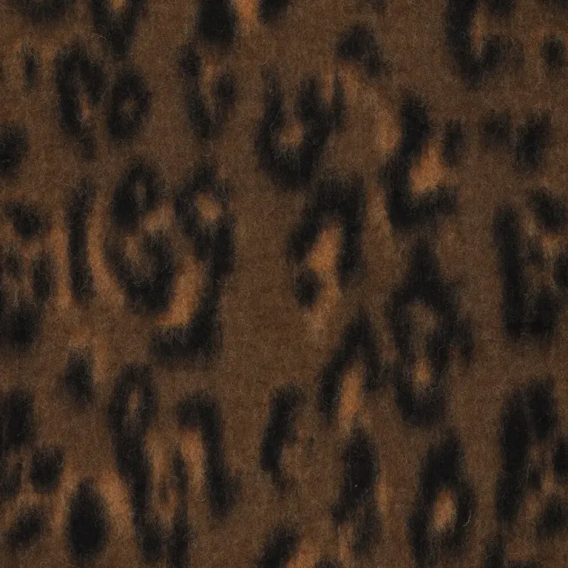 Wool Leopard loden