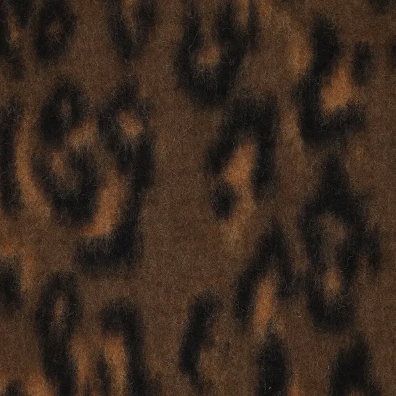 Wool Leopard loden