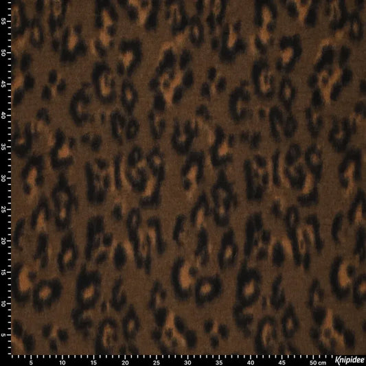 Wool Leopard loden