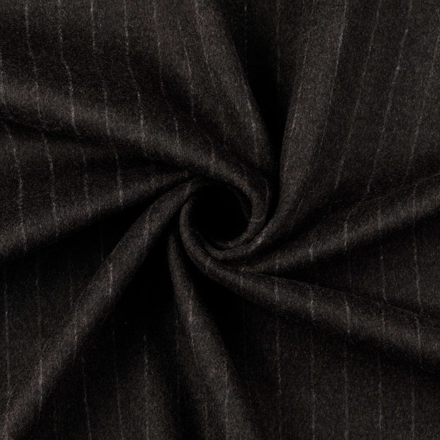 Wool stripe grey