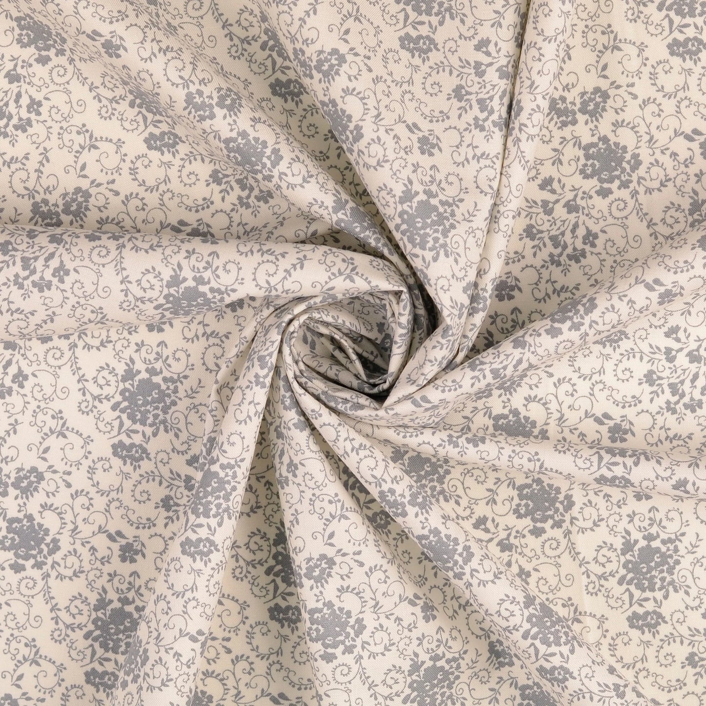 Poplin fabric flowers