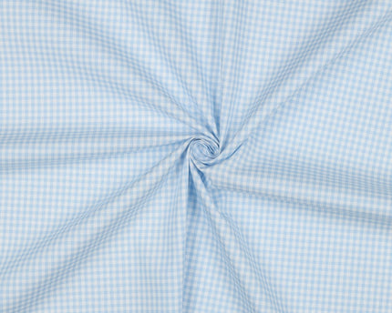 Cotton poplin checks