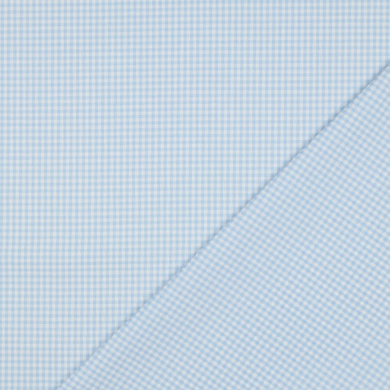 Cotton poplin checks