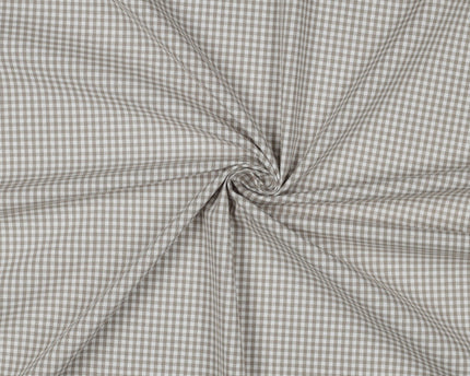 Cotton poplin checks