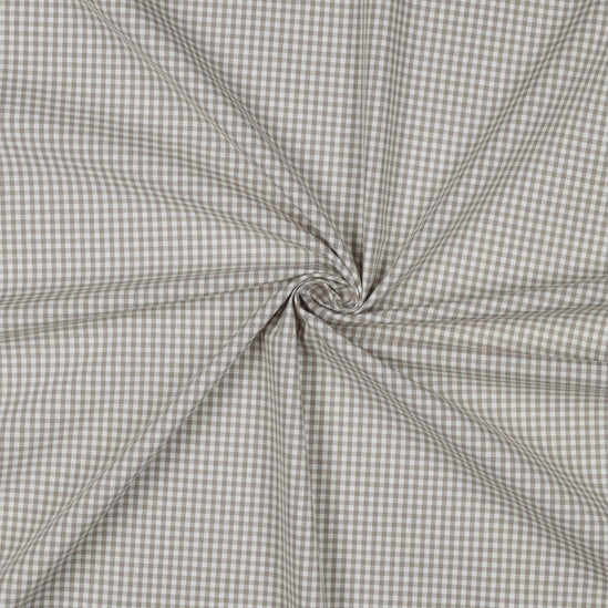Cotton poplin checks