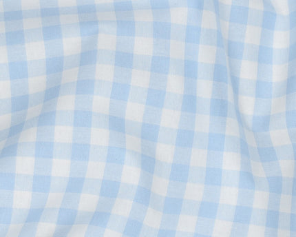 Cotton poplin checks