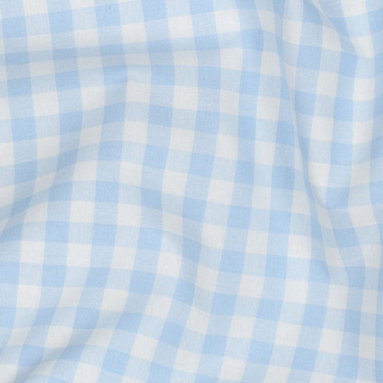 Cotton poplin checks