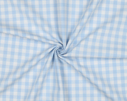 Cotton poplin checks