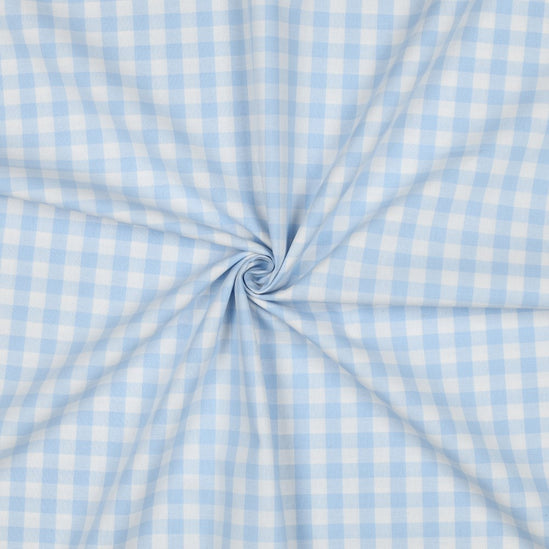 Cotton poplin checks