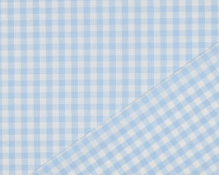 Cotton poplin checks