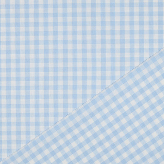 Cotton poplin checks