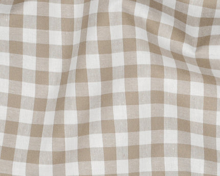 Cotton poplin checks