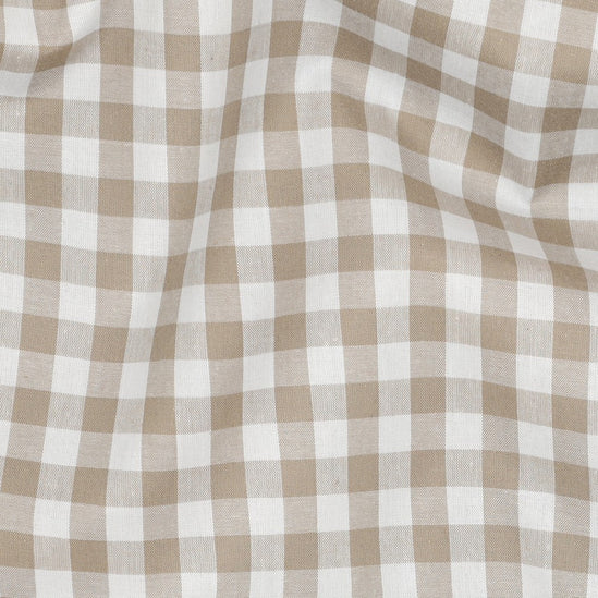 Cotton poplin checks