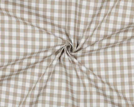 Cotton poplin checks