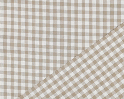 Cotton poplin checks