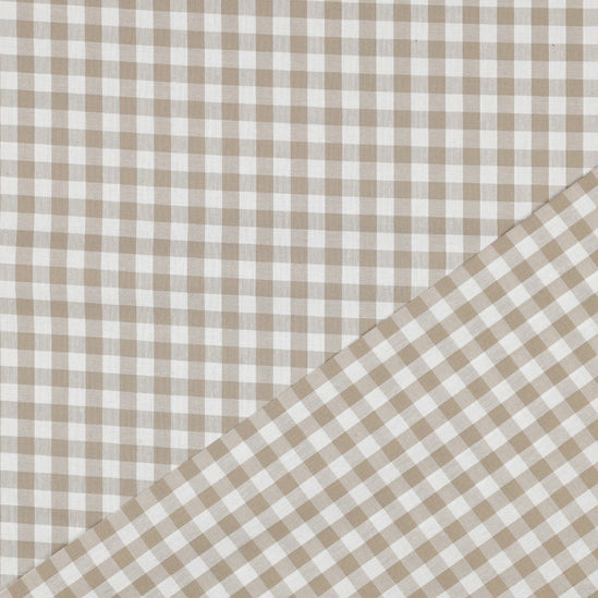 Cotton poplin checks