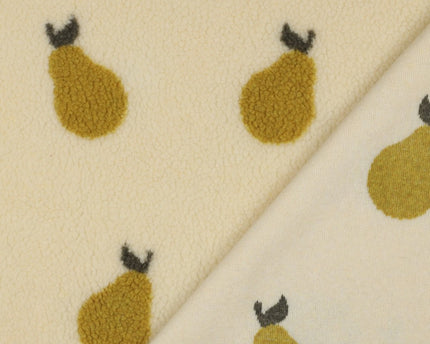 Teddy jacquard pears