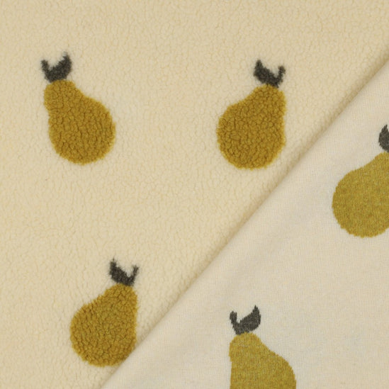 Teddy jacquard pears