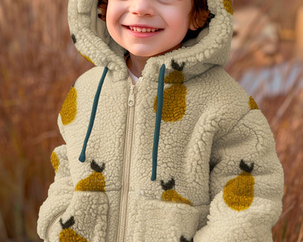 Teddy jacquard pears