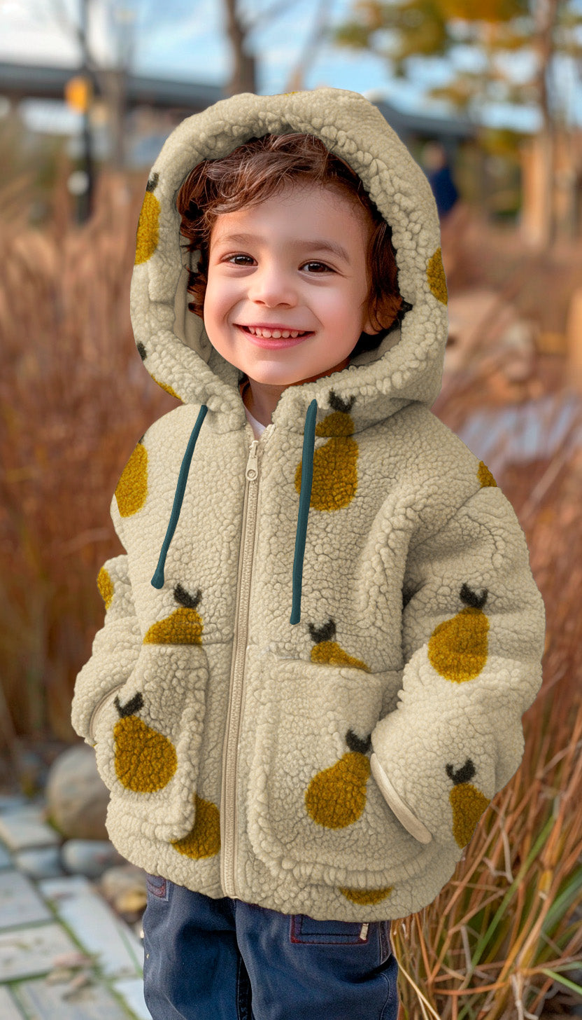 Teddy jacquard pears (tijdelijk uitverkocht, in nabestelling)