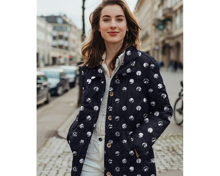 Quilted foil dots