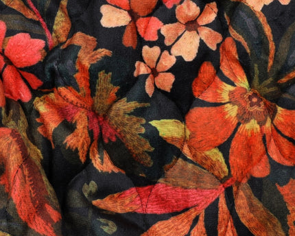 Quilted velvet digital flowers