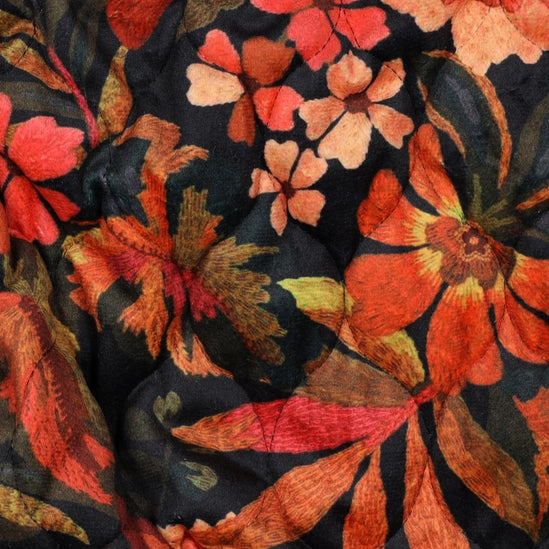 Quilted velvet digital flowers