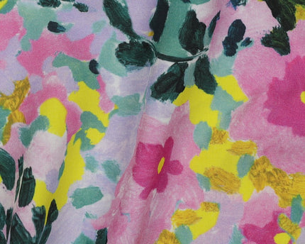 Lenzing ECOVERO digital flowers (Coupon 1,6m)