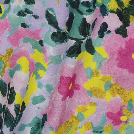 Lenzing ECOVERO digital flowers (Coupon 1,6m)