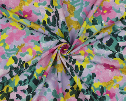 Lenzing ECOVERO digital flowers (Coupon 1,6m)