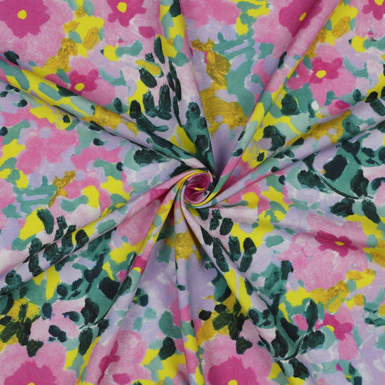 Lenzing ECOVERO digital flowers (Coupon 1,6m)