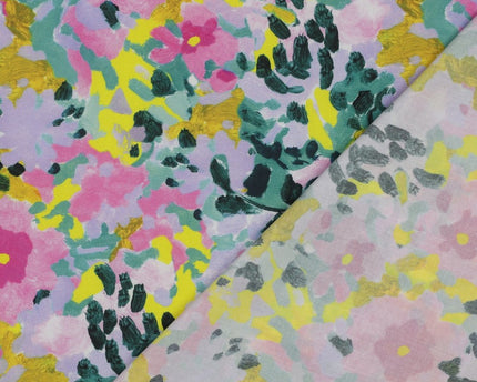 Lenzing ECOVERO digital flowers (Coupon 1,6m)