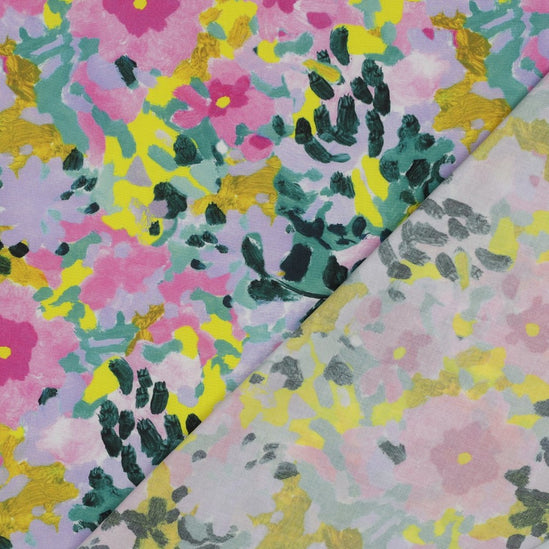 Lenzing ECOVERO digital flowers (Coupon 1,6m)