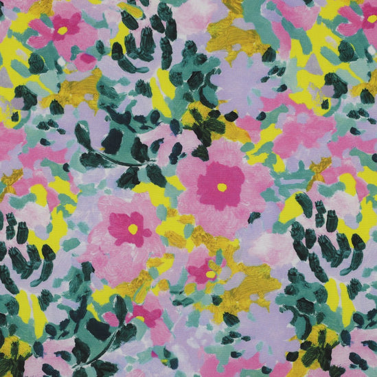 Lenzing ECOVERO digital flowers (Coupon 1,6m)