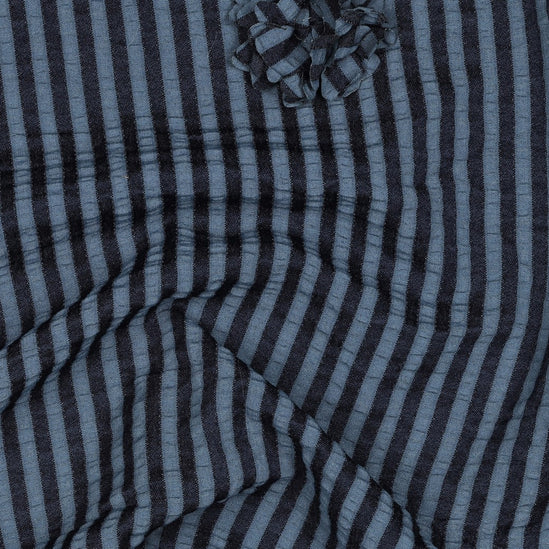 Viscose Yarn dyed stripes flowers