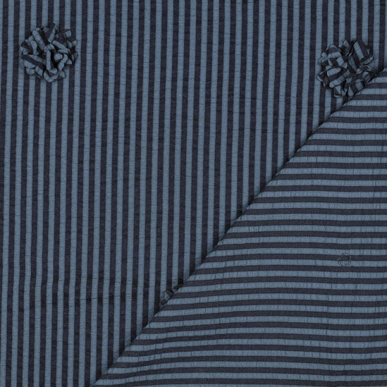 Viscose Yarn dyed stripes flowers