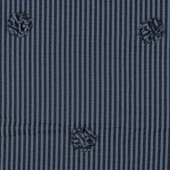 Viscose Yarn dyed stripes flowers