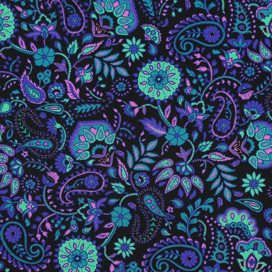 Lenzing ecovered digital paisley (Coupon 0.8m)