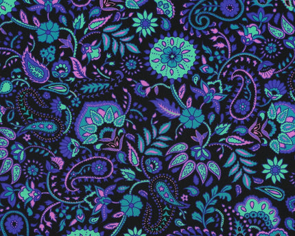 Lenzing ecovered digital paisley (Coupon 0.8m)