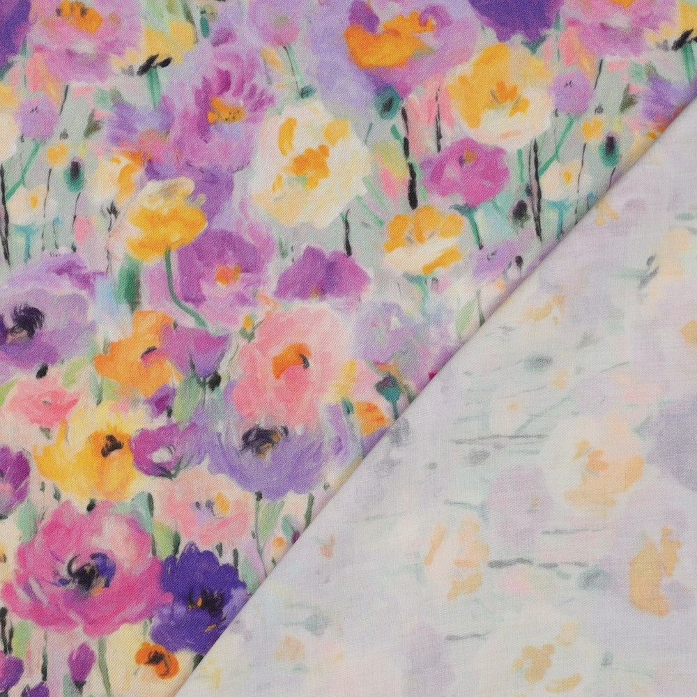 Viscose Satin Digital Abstract (Coupon 1.5m)