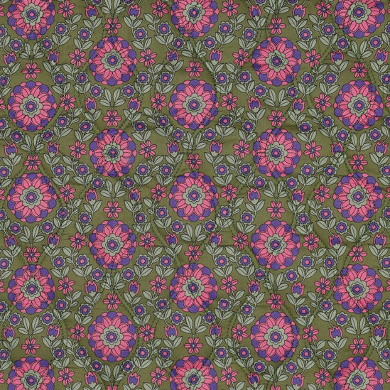 Katoen voile gewatteerd