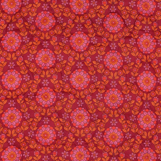 Katoen voile gewatteerd