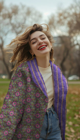 Katoen voile gewatteerd