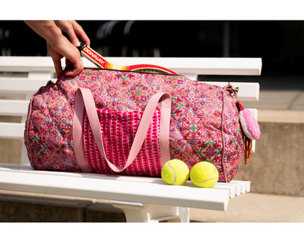 Cotton voile stepped digital patchwork